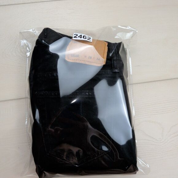 Buck Mason Jeans Mens 28x31 Black Maverick Slim Fit Japanese Denim Button Fly - Picture 11 of 11